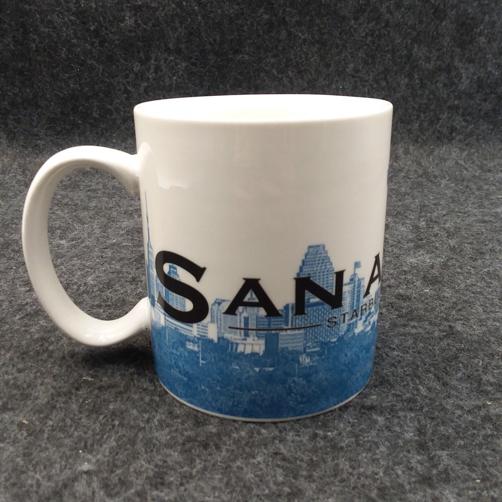 Starbucks 2002 San Antonio Mug Skyline Series Barista Series One Coffee Cup 18oz
